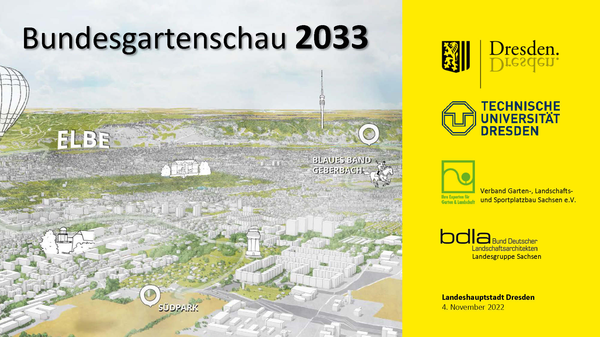 Bewerbung zur BUGA 2033 in Dresden auf einem guten Weg
